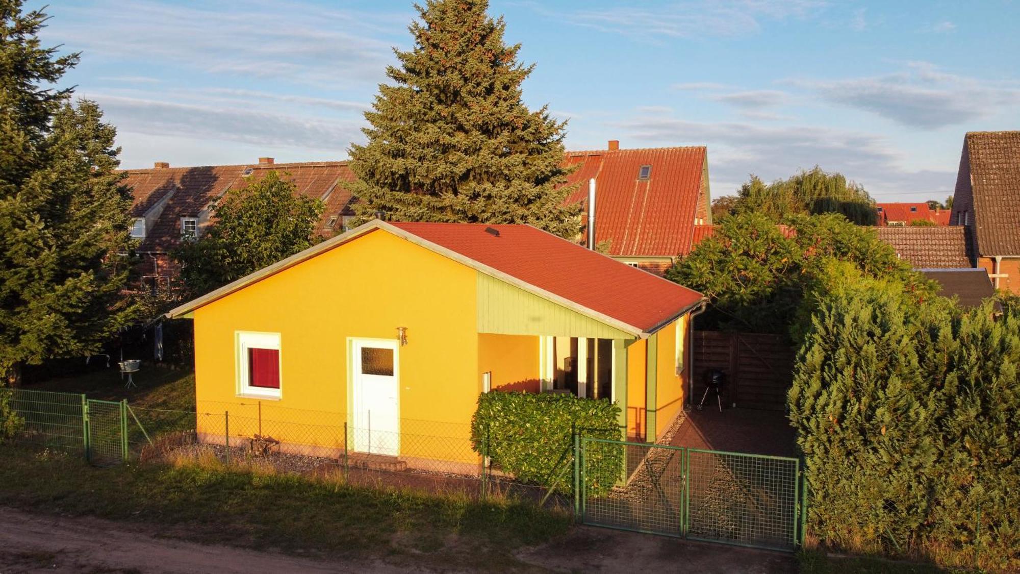 kleines Ferienhaus am Feldrand Malchow  Exterior foto