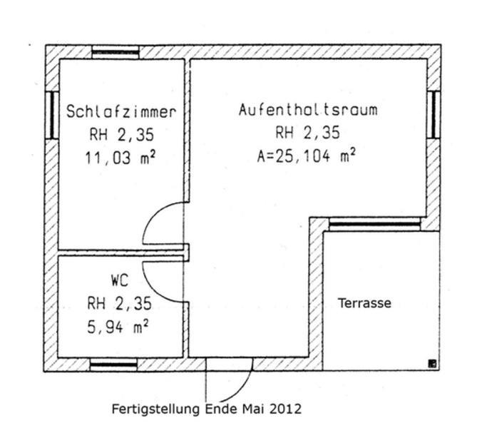 Villa kleines Ferienhaus am Feldrand Malchow  Zimmer foto